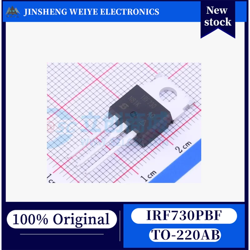 (10/50 pieces) IRF730PBF IRF730 TO-220AB N-channel 400V 5.5A 100% New Original Stock Chipset