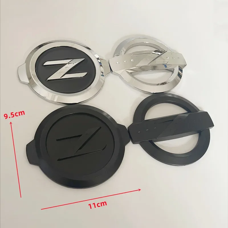 New For 350Z 370Z Z33 Fairlady Nismo Z Logo Rear Boot Trunk Emblem Badge Car Sticker Decals Chrome Black ABS