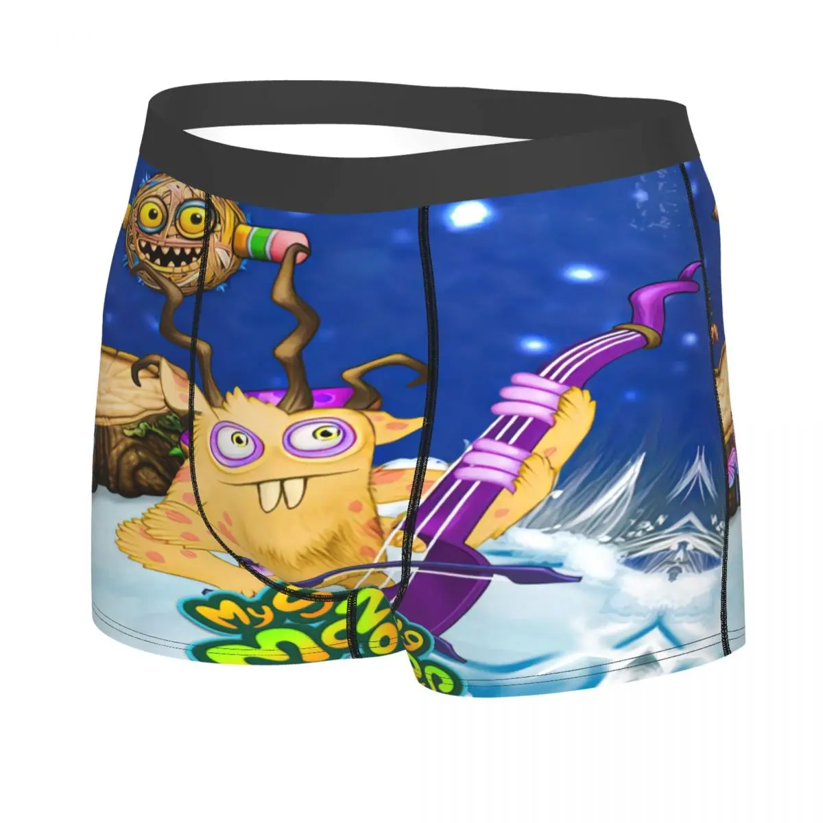 Custom Male Novelty My Singing Monsters Video Games Underwear Boxer Briefs Breathable Shorts Panties Underpants