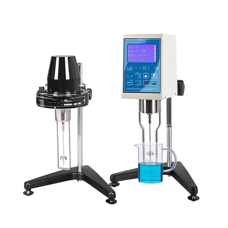 Penguji viskositas presisi tinggi NDJ-1/5S/8S/9S pointer tampilan digital viscometer putar alat pengukur cat