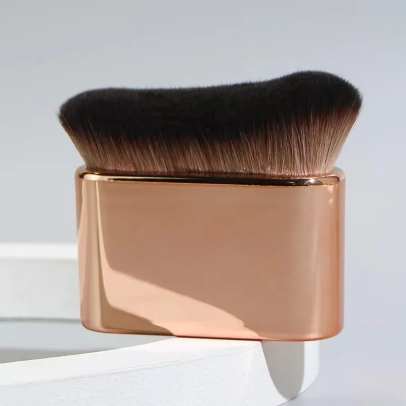 1PC Neck Brush Foundation Makeup Powder Brush Makeup Brushes Makeup Tools Soft Hair Make up Multi-purpose Body Flat Brush