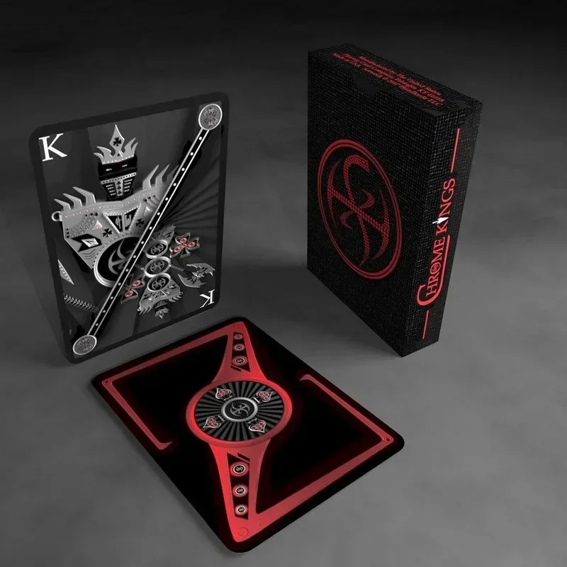 

1 Set Magic Deck Prop Card Magic Tricks cMetal Kingdom Collection Close Up Magia Magicians Prop Accessory