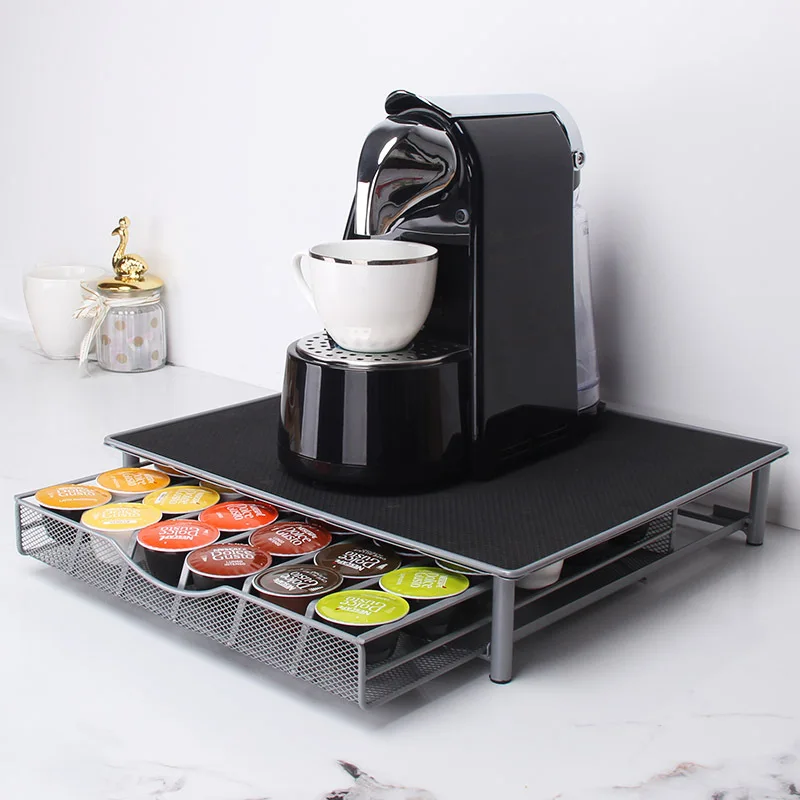 

Coffee Capsule Holder For Capsules Storage Rack Home office Nespresso Coffee Holder Organizer Rack Machine Drawer Tray Kitchen