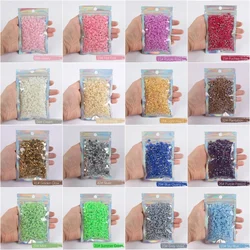 Mixed Size 3 4 5 6 8mm 1000Pcs Imitation Pearls Bead Half Round Flatback Pearl Rhinestones Beads Nail Art Crafts DIY Decoration