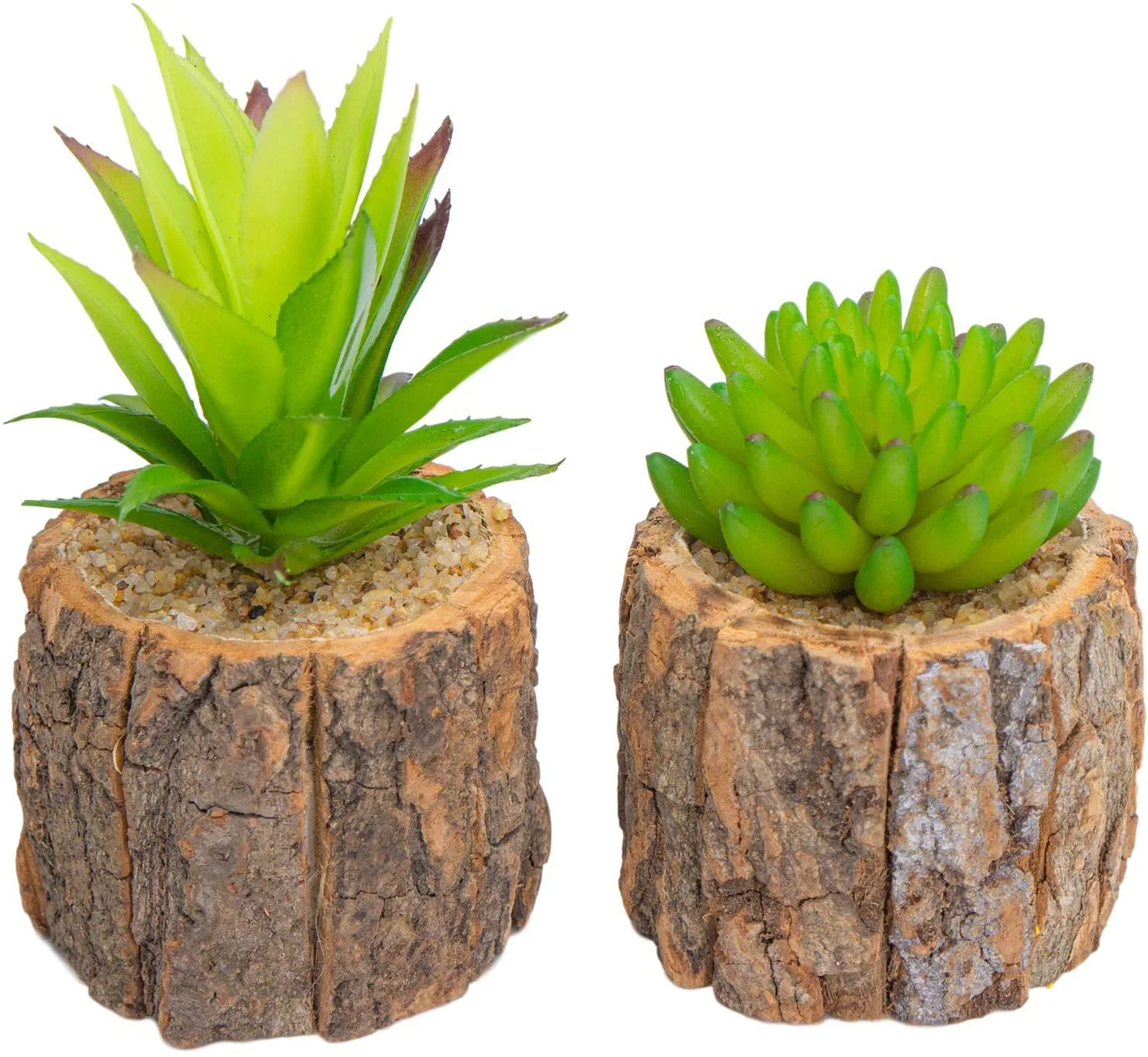 

2Pack Faux Cactus Cacti Plants Artificial Succulents Plants in Pots Indoor for Home, Office Shelf Decorations