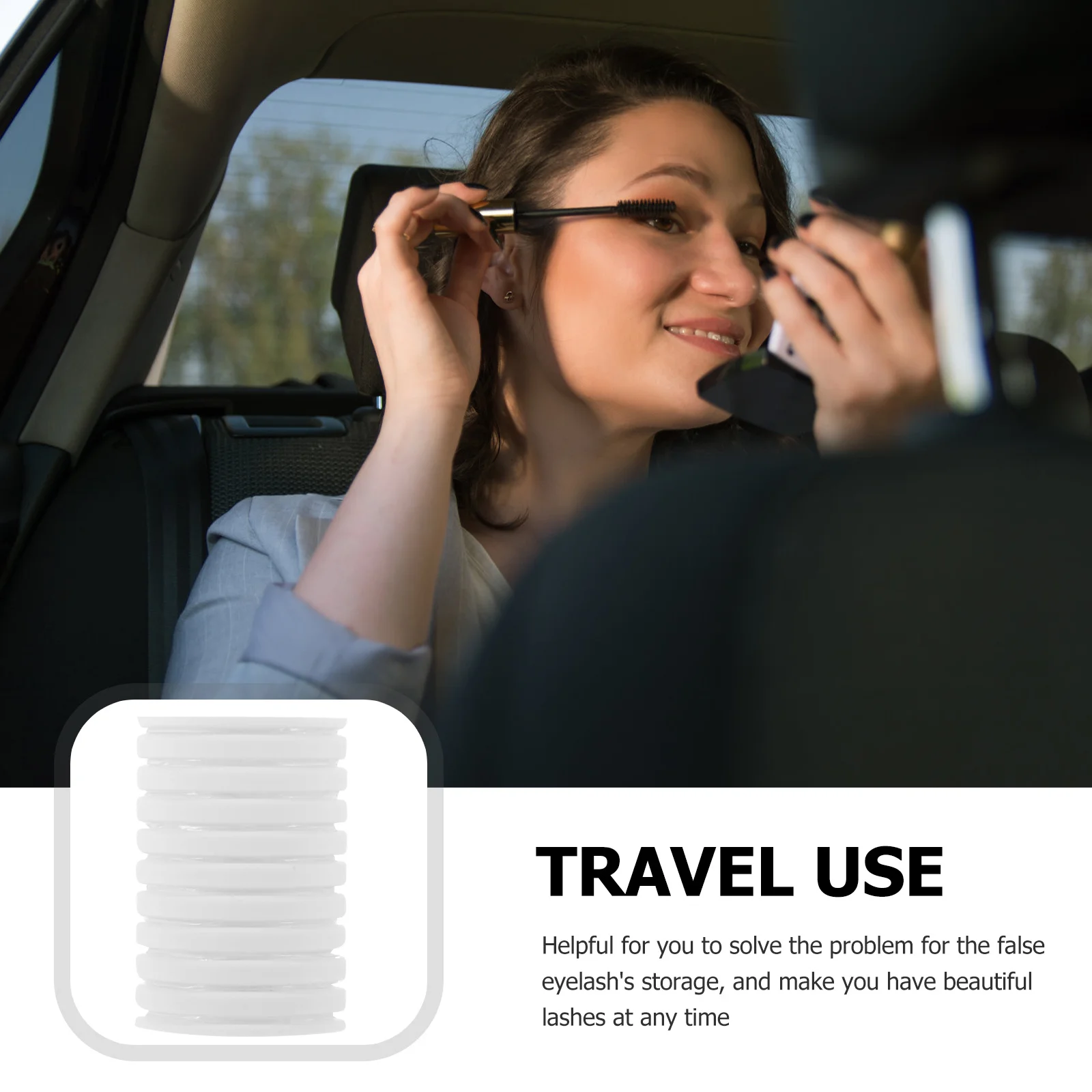 

Self-Adhesive Eyelash Strips 3 Boxes Transparent Natural Lash Replacement For False Eyelashes No Glue Needed Resin Rubber