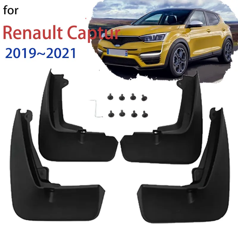 

Брызговики для Renault Captur 2019 2020 2021, брызговики на переднее и заднее колесо, брызговики, автомобильные внешние аксессуары, детали