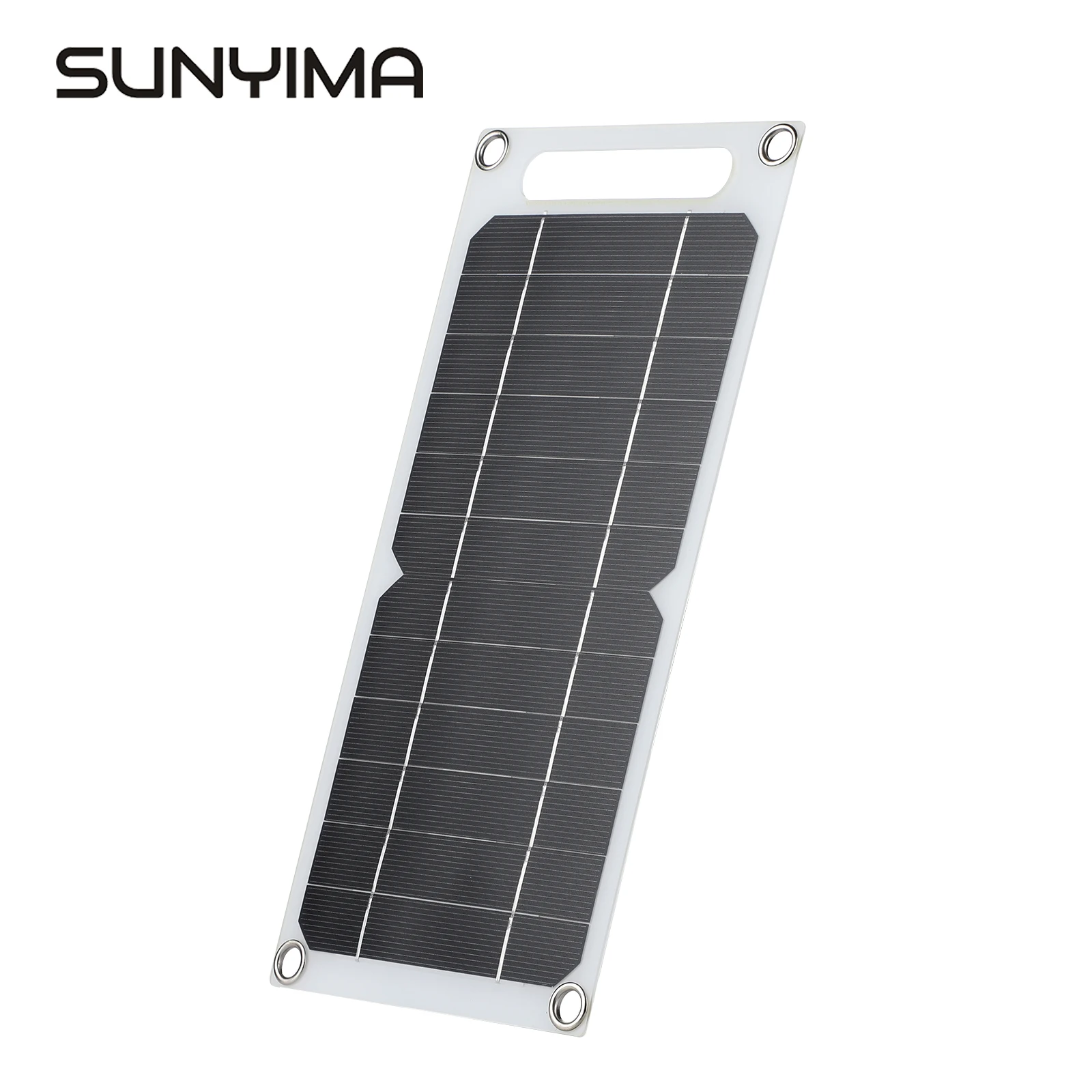 SUNYIMA 1PCS Portable Solar Panel Charger 6V 1A 300*140mm Monocrystalline Silicon Solar Panels USB Charging Mobile Power Battery