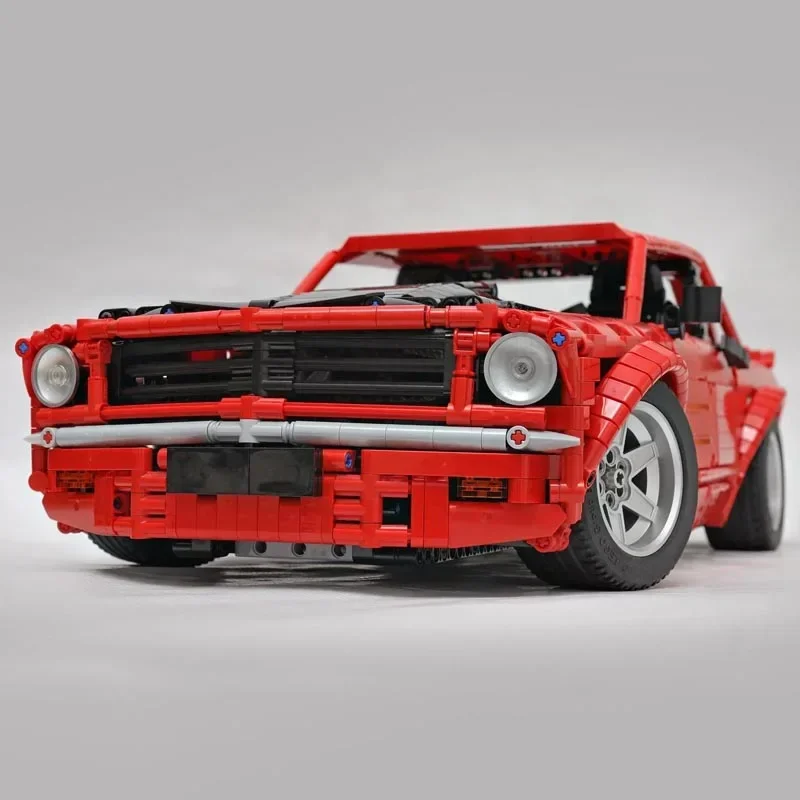 Nouveau MOC-52957 1:8 échelle Torana A9X technologies bloc de construction télécommande voiture de sport assemblage jouets modèle garçons cadeaux d'anniversaire