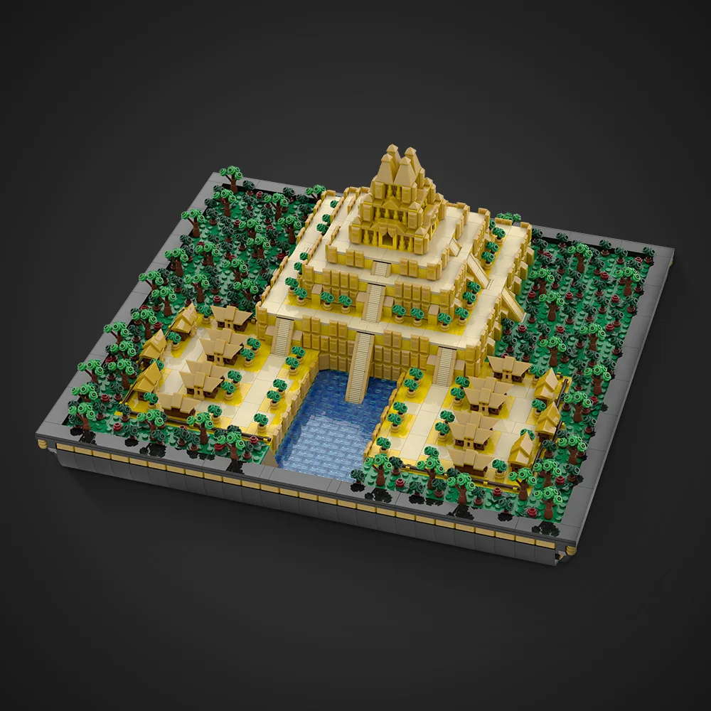 Gobricks MOC Sławny El Dorado Mikrobudowa Klocki Konstrukcyjne Widok Ulicy Miejskiej Architektura Cegły Zabawka do Składania dla Dzieci Prezent