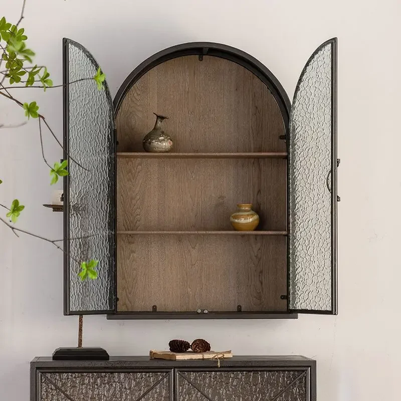Wall , storage cabinets, water-patterned glass doors, living room wall storage cabinets,