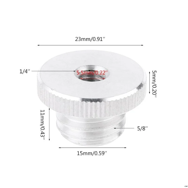 1 4 Inch To 5 8 Inch Adapter for 5 8 Inch Thread Laser Level Rangefinder Tripod Stand 1 4 Inch view 3