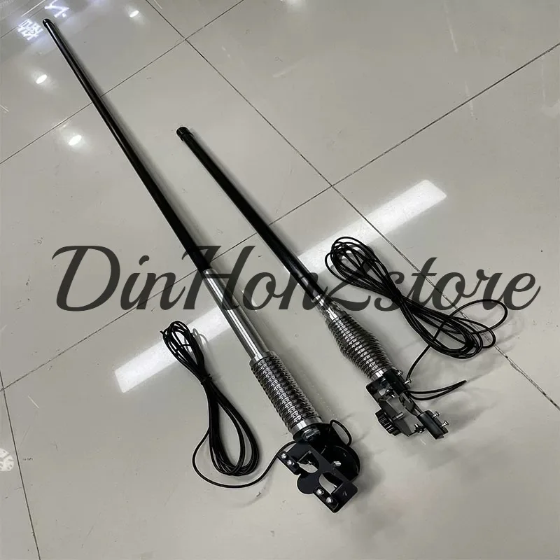 1Pcs Off-road Vehicle Antenna, Clip-on Edge Non-destructive Mount Front Bumper Decorative Antenna