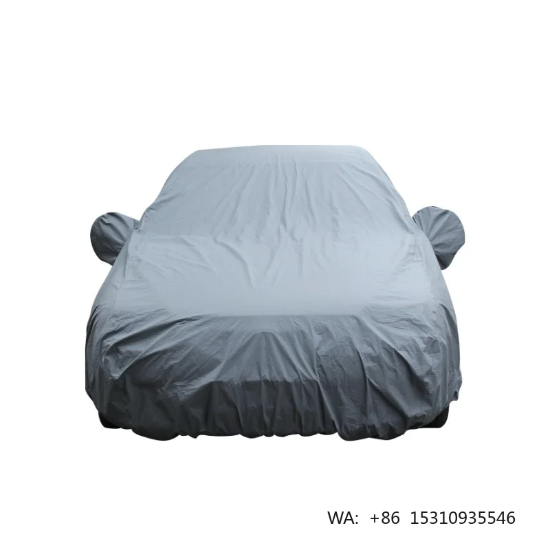 Outdoor General PVC Composite Cotton Car Clothing Cover, Customized Anti Ultraviolet Gray Car Clothing