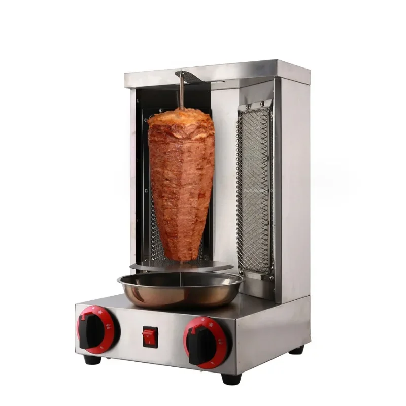 Commercial Electric Grill Gas Middle East Grill Brazilian  Automatic Rotary Shawarma Machinery