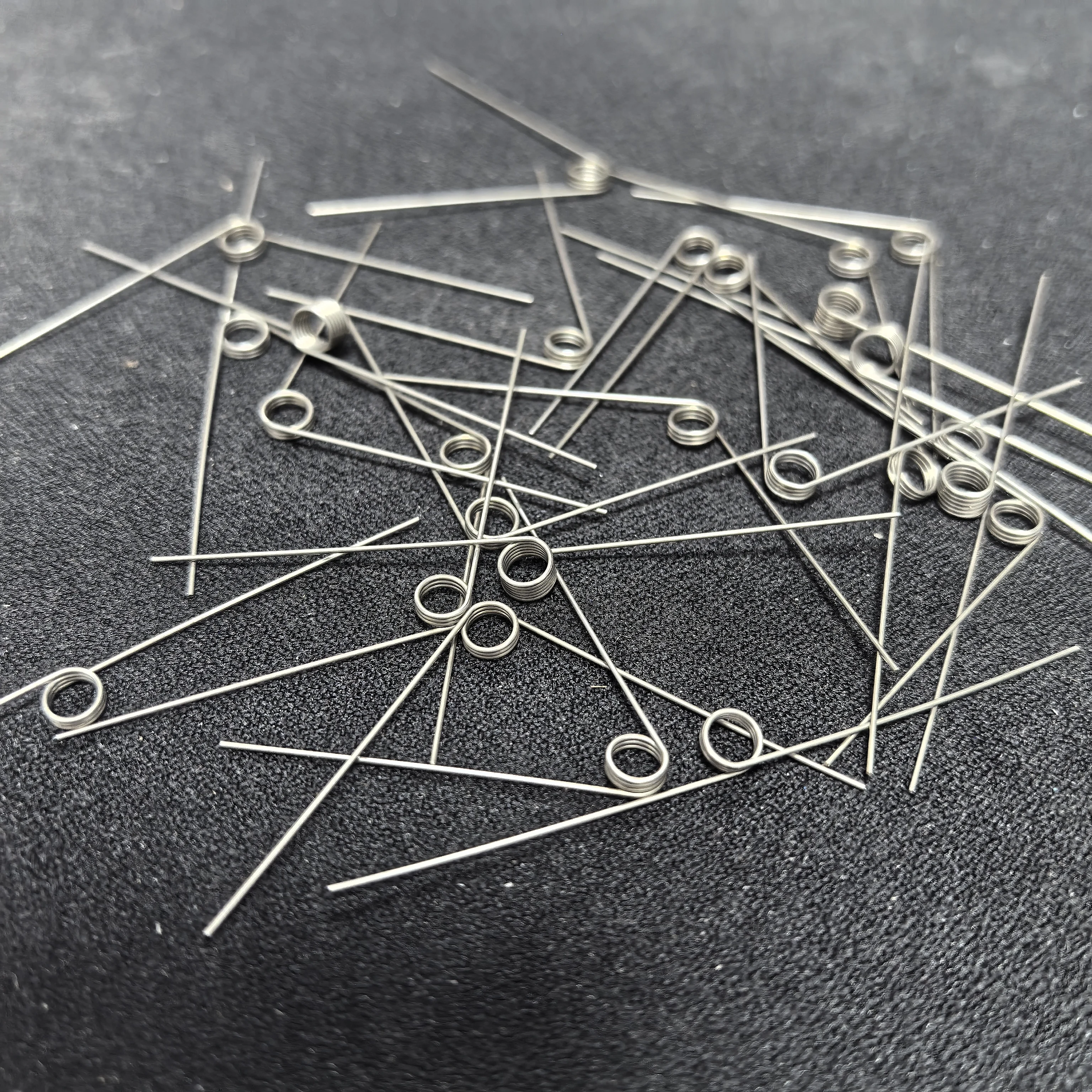 Diameter Kawat 0.5Mm 304 Baja Tahan Karat Kecil Pegas Torsi Jepit Rambut Torsi Pegas Berbentuk V Dapat Disesuaikan 60/90/120/180 Derajat