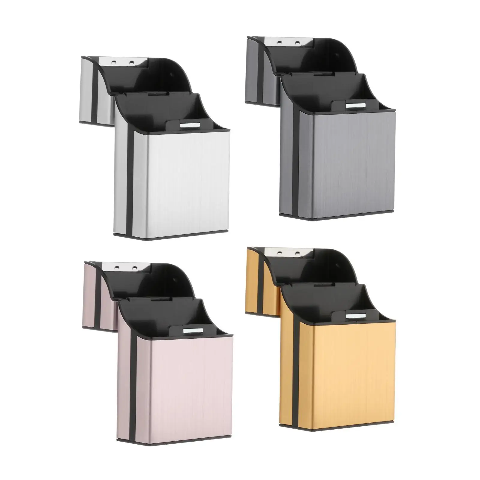 20 Capacity Waterproof Cigarette Case Regular Size Metal Box Holder Portable Smoking Accessory for Outdoor