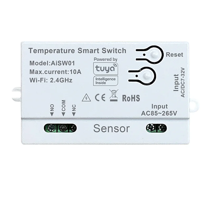 A39Q-Tuya Temperature Humidity Switch Sensor Wifi Temperature Humidity Switch Sensor With Temperature And Humidity Probe