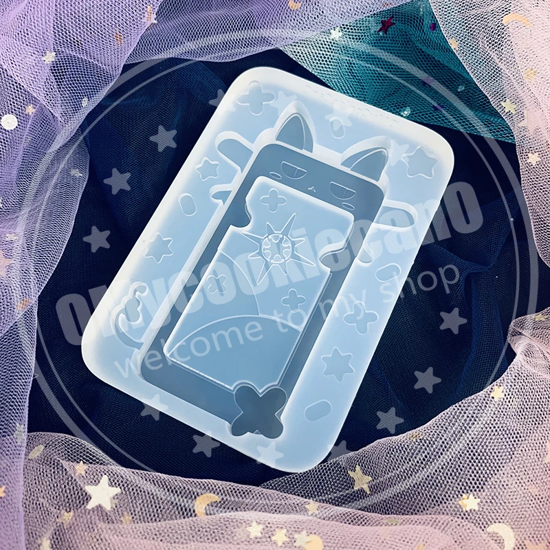 Super cute magical gameboy magical mobile phone clear transparent silicone mold.