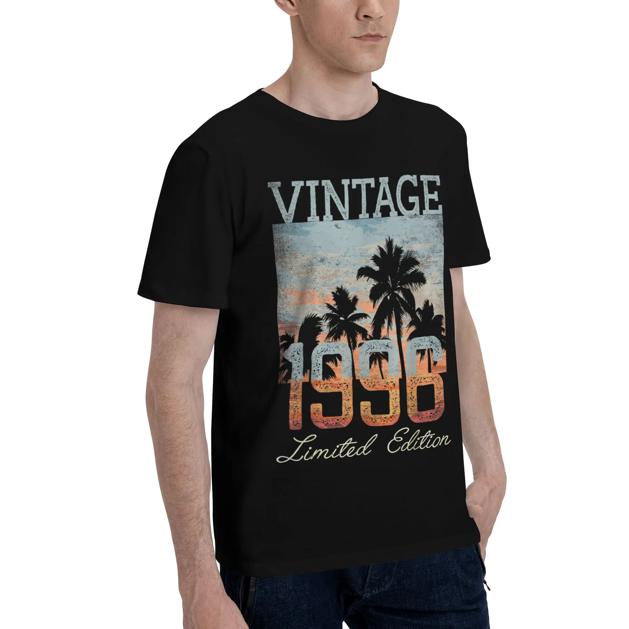 Vintage 1996 Limited Edition 30 Year Old  Funny 100% Cotton T-Shirt 30th Birthday Tops Tees For Men