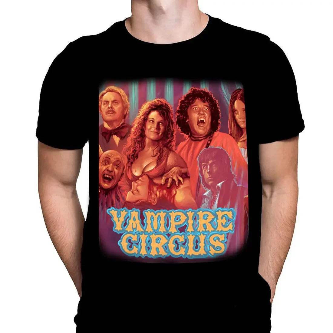 VAMPIRE CIRCUS House Of Hammer Movie T Shirt Classic Freaks