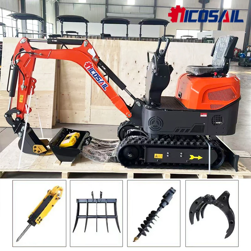 

1.2Ton Mini Excavator For Trenching Pilot Control Easy Operation Compact Digger For Small Contractors