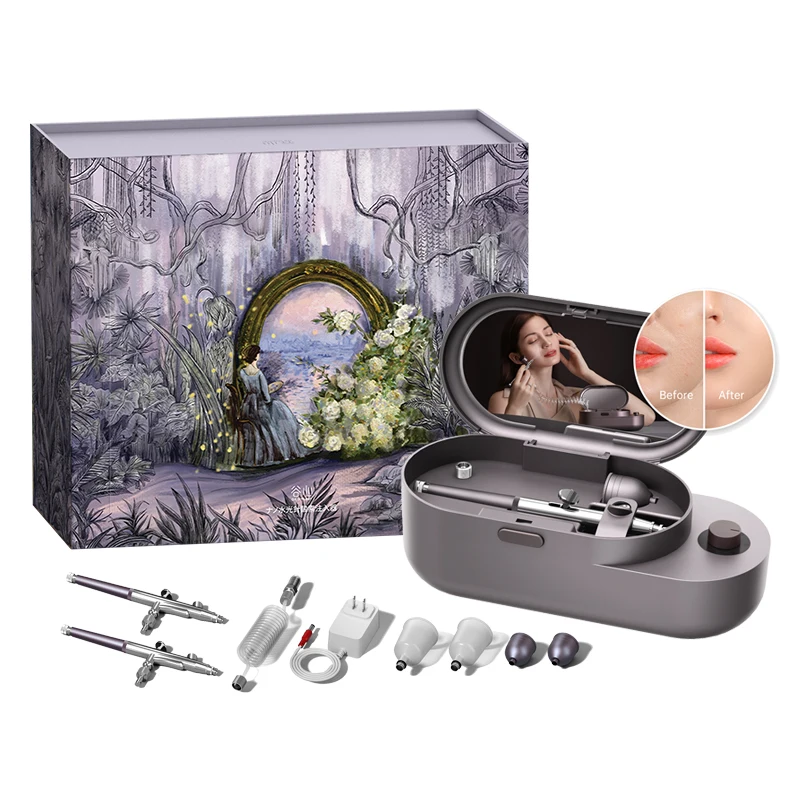 GX Electric Makeup Airbrush Kit Skincare Instruments Multi Functional Cosmetic Accessories Facial Supplies for Professionals