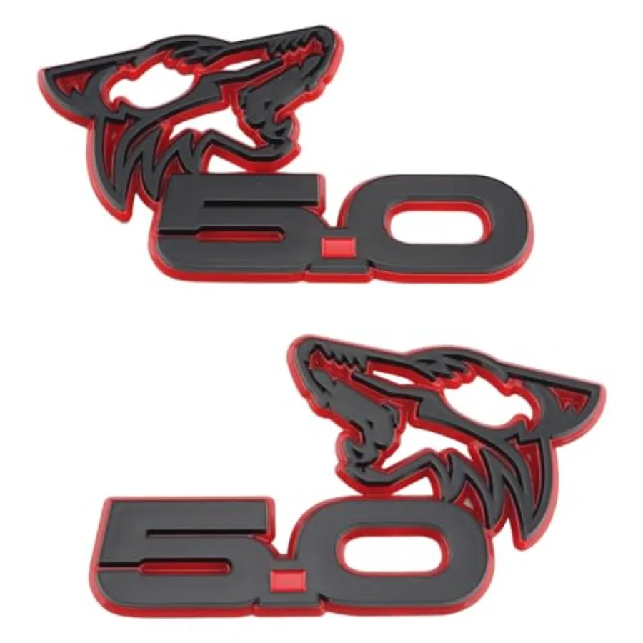 

Новые пользовательские 3D-эмблемы Coyote 5.0, наклейки на двери и крылья (левая и правая стороны), совместимые с Mustang F150, универсальные для автомобилей