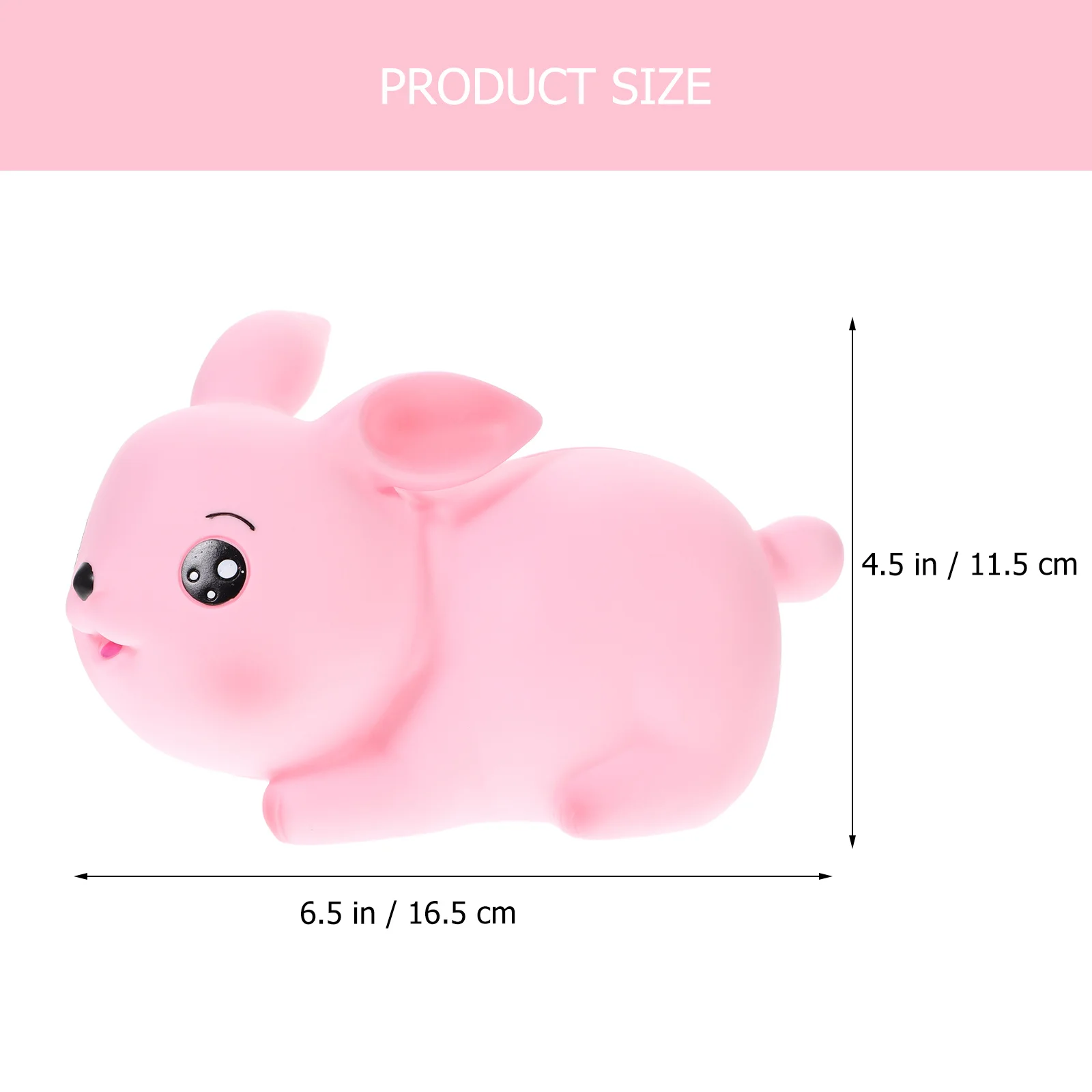 Tirelire Lapin pour Enfants, Tirelire pour Filles, Joli Pot à Économies, Artisanat Exquis, Rangement d'Argent, Accessoire Décoratif pour Chambre