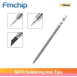 SH72 Tip for Soldering Iron Tips Replacement Heater Solder Head Weller Welding Equipment Tools Sting Tin Short Cautin No T12 T65