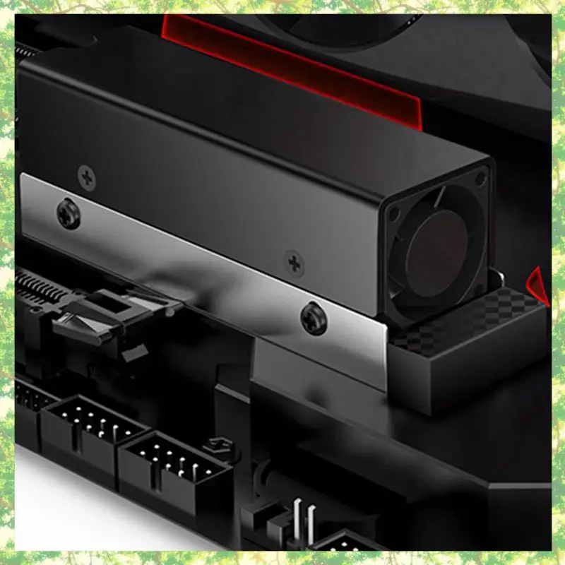 

Smart-4X M.2 SSD Nvme Heat Sink M2 2280 Solid State Disk Air Circulation Radiator With Fan Aluminum Heatsink Thermal Pad