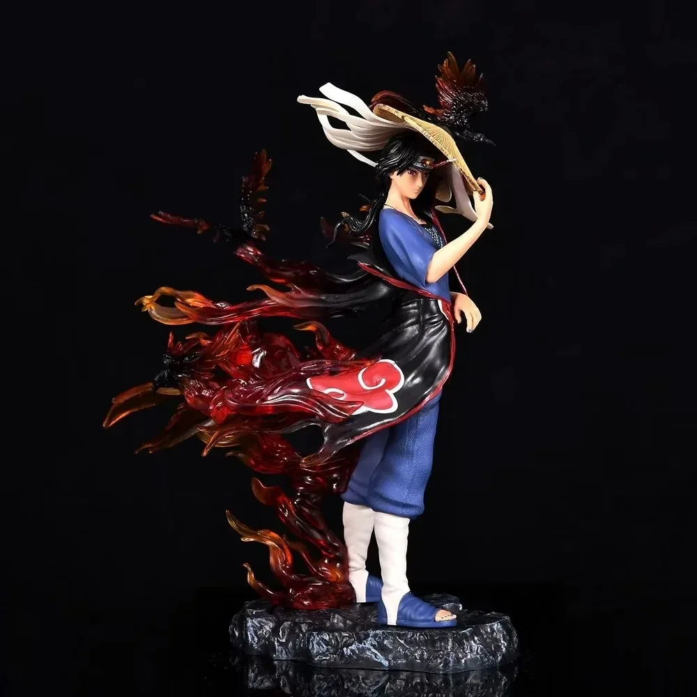 Figura de Ação Naruto Shippuden Uchiha Itachi 30cm PVC Totalmente Articulada Modelo Colecionável de Anime Estátua Brinquedo Presente para Fãs