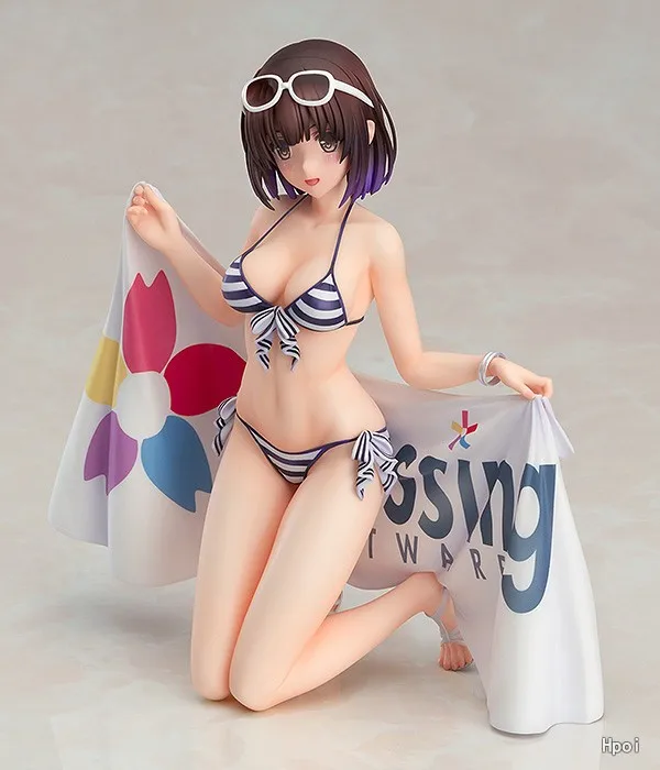 Kasumigaoka Utaha Katou Megumi Eriri Spencer Sawamura Swimsuit style PVC Action Figure Anime Figure Model Toys Figure Doll Gift