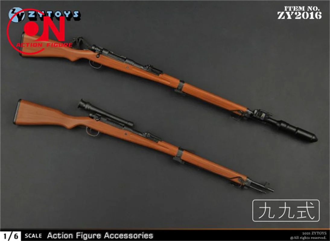 ZYTOYS ZY2015-ZY2019 1/6 بندقية قنص 98K نوع 99 M1 Garand NO4MKI M1891 بندقية نموذج المشهد الدعائم صالح 12 ''الجندي عمل الشكل #3