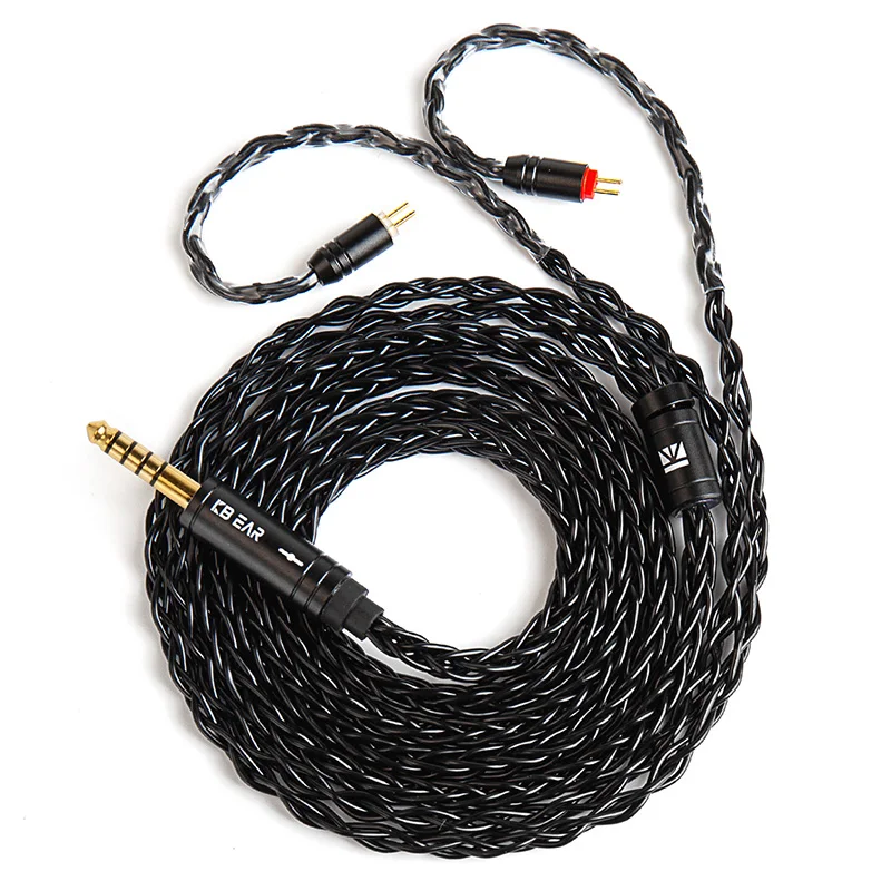 KBEAR ST12 8-Core Silver-Plated IEM Cable 1.2m