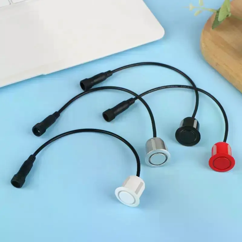 Car Parking Sensor 18.8mm Reversing-Radar Probe Upgrade Cable Car Reverse Parking Waterproof Sensor Sound
