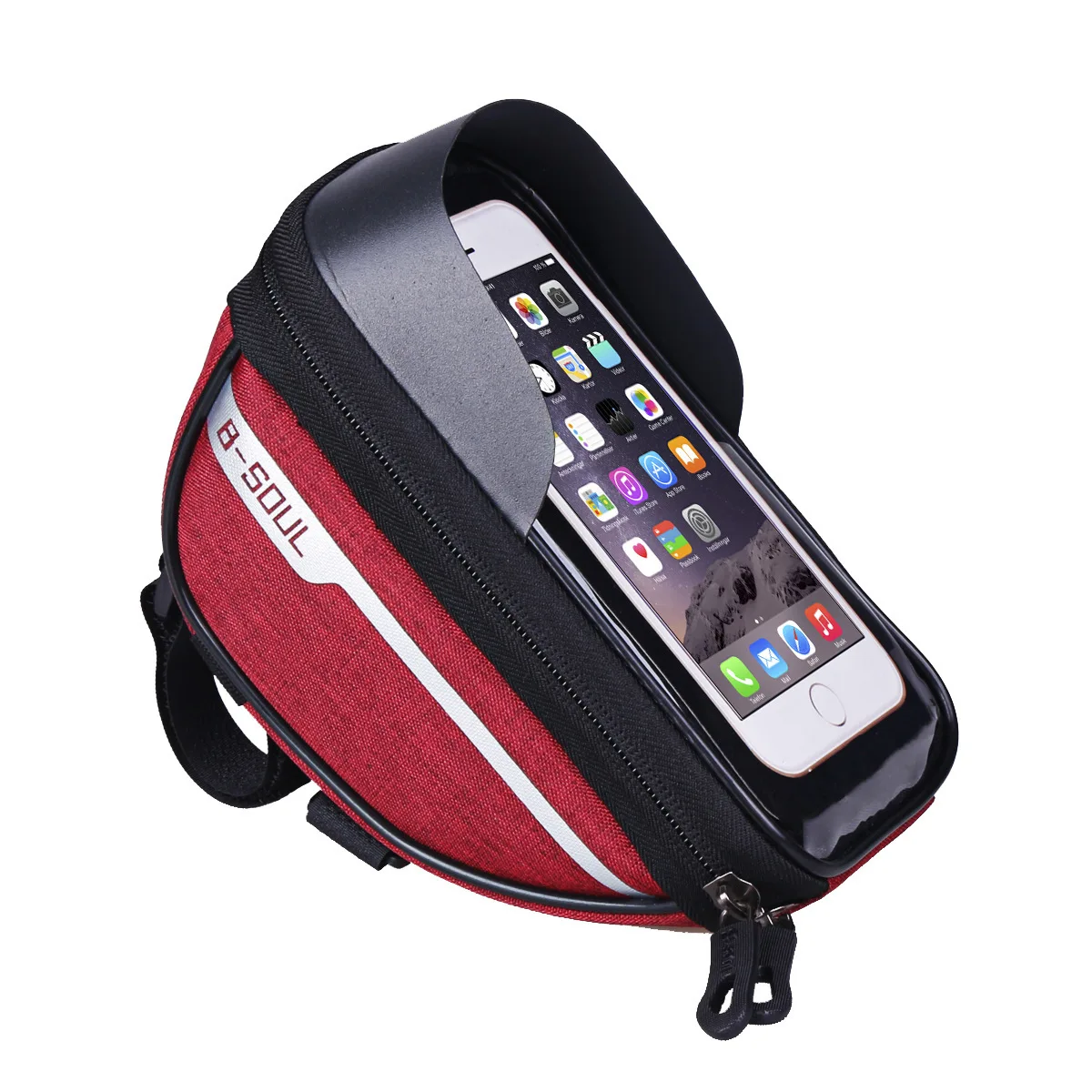 Fahrrad-Lenkertasche Wasserdichte Touchscreen-Handytasche Fahrrad-Vorderrahmentasche Rennrad-E-Bike-Tasche mit Sonnenschutz Fahrrad-Aufbewahrung – Detail 6