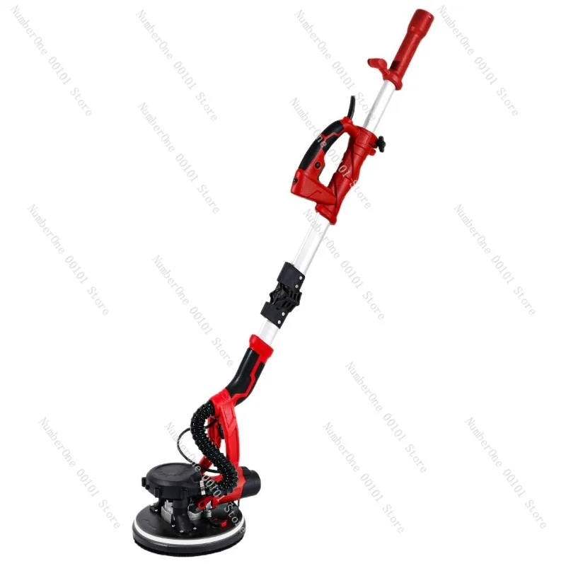 Foldable wall sander with light, self-priming putty powder wall sandpaper polishing small sandpaper machine