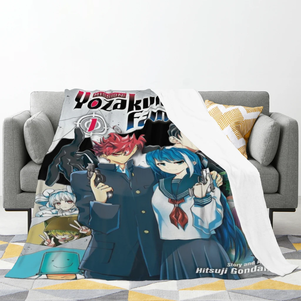 Mission: Yozakura Family Medium Blanket Fluffy Soft Bedroom Decor Sofa Blankets Comforter Home and Decoration