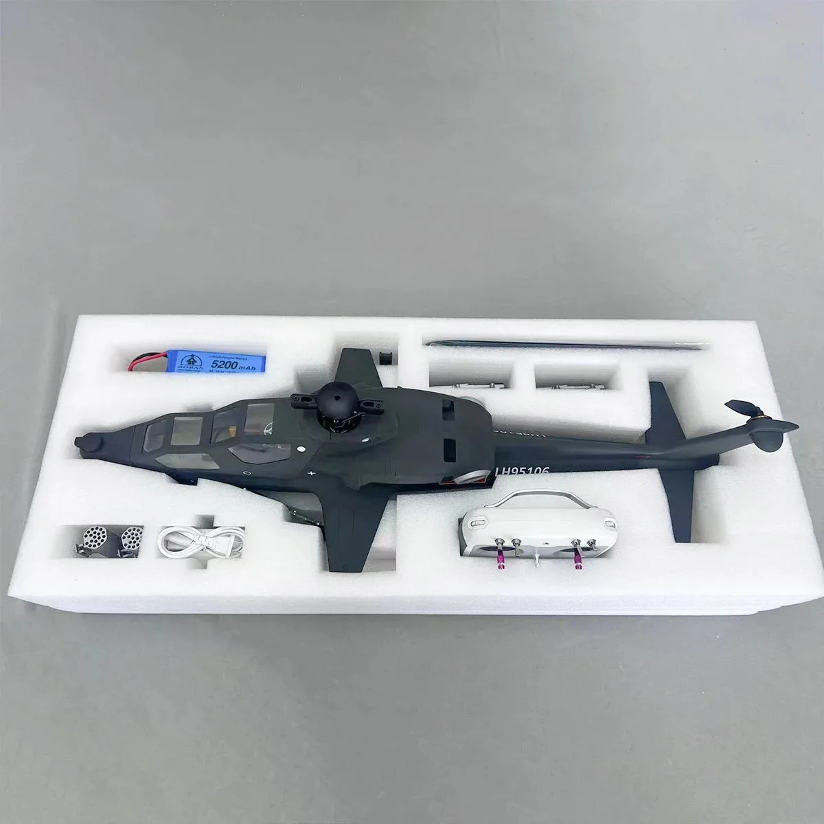 Roban 470 Größe RTF 2 Blätter CAIC Z-10 RC GPS Helicopter X1 Flugsteuerungssystem