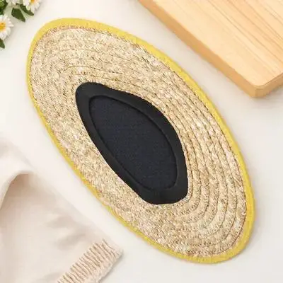 

Straw Hard Hat Sun Shade Full Brim Breathable Ventilated Construction Hat Accessory for Workers Sun Protection Neck Ears Face