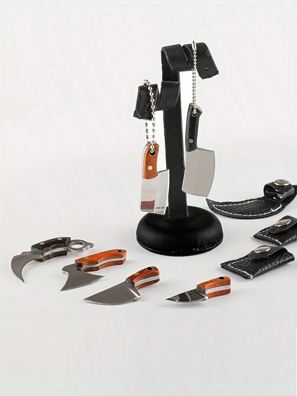 Damaskus Mini-Axt-förmiges Messerset EDC-Messerset Paketöffner Cutter Boxmesser – Detail 6