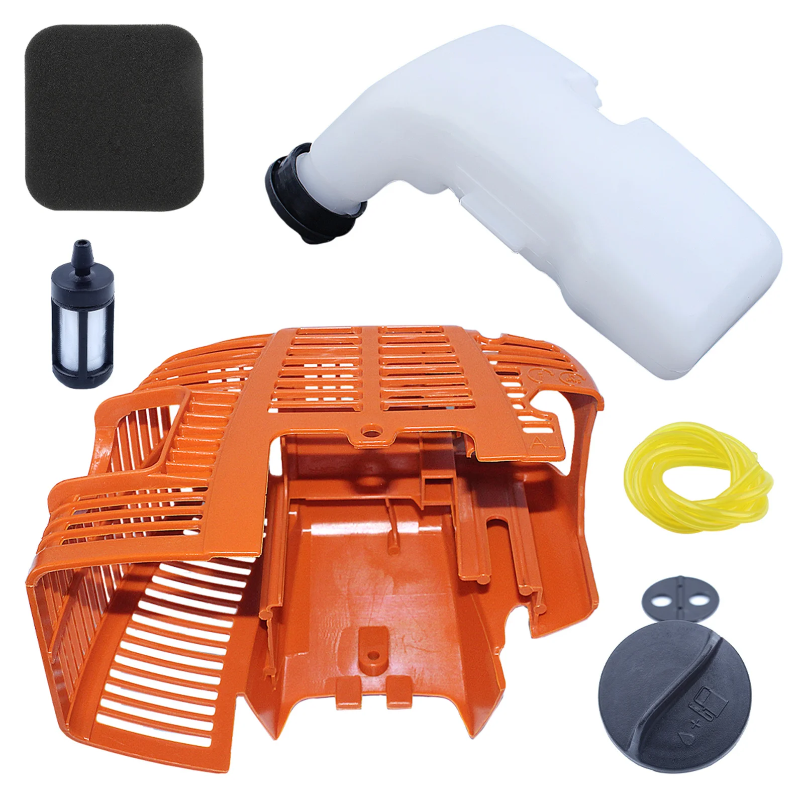 Fuel Tank Engine Cover For Stihl KM85 FC75 KA85R HT70 HT75 FS75 FS80 Trimmer US Garden Tools