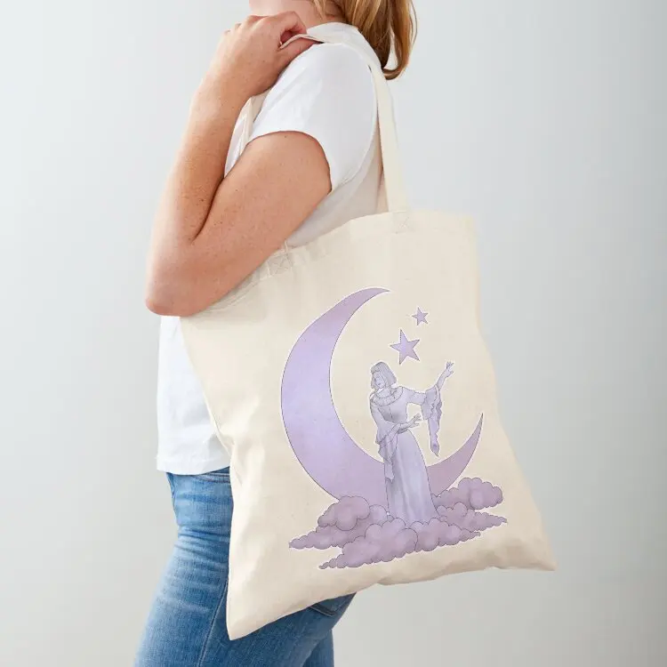 

Aurora Aksnes Moon Purple Tote Bag tote bag university canvas tote bag Lady for beach