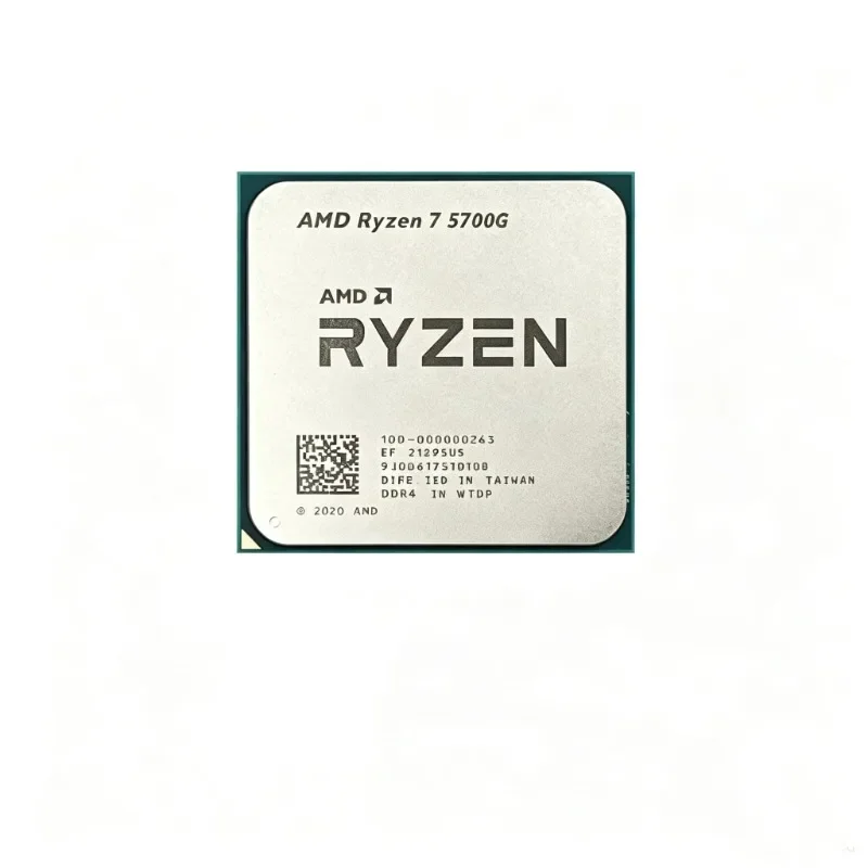 Ryzen 7 5700G 8-Core 16-Thread 3.8GHz 65W 16MB L3 Cache Socket AM4 Desktop APU Processor For B450 B550 A520 Mainboard Upgrad