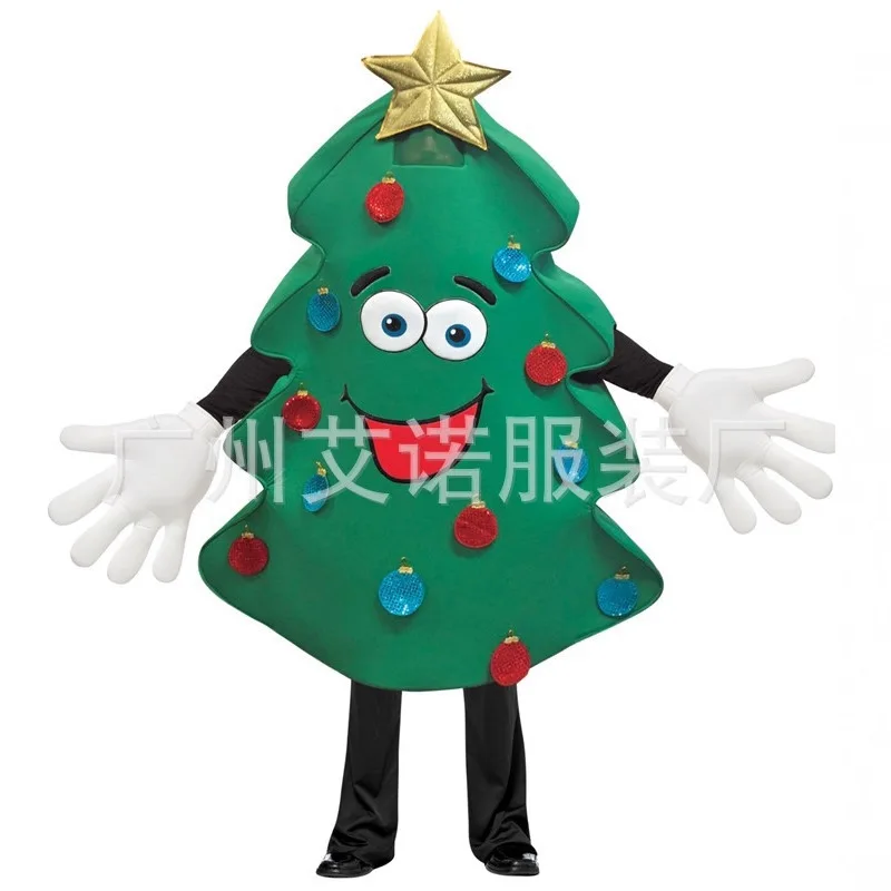 

Рождественские костюмы для выступлений на Хэллоуин, новые хит продаж, сценические костюмы, рождественская елка, мультяшные костюмы Cospiay, рождественские костюмы