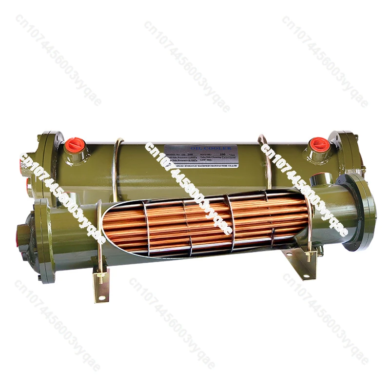 Hydraulic system water cooler oil cooler OR-100 tube radiator purple tube shell heat exchanger