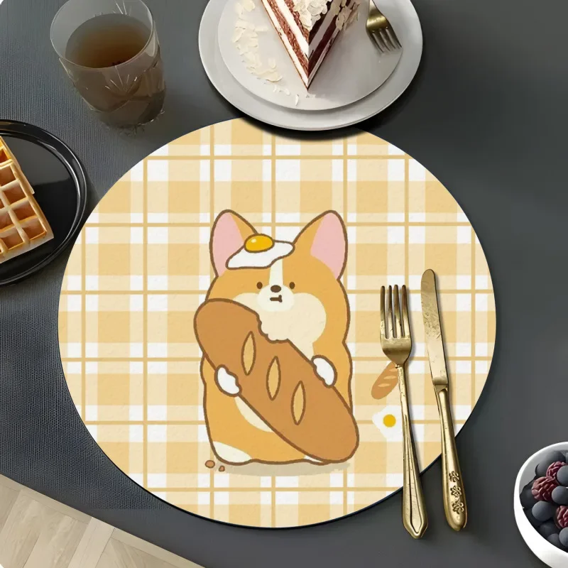 Cartoon Animal Coasters Creative Rubber Heat Insulation Mat Home Kitchen Waterproof Non-slip Plate Table Cup Jewelry Photography