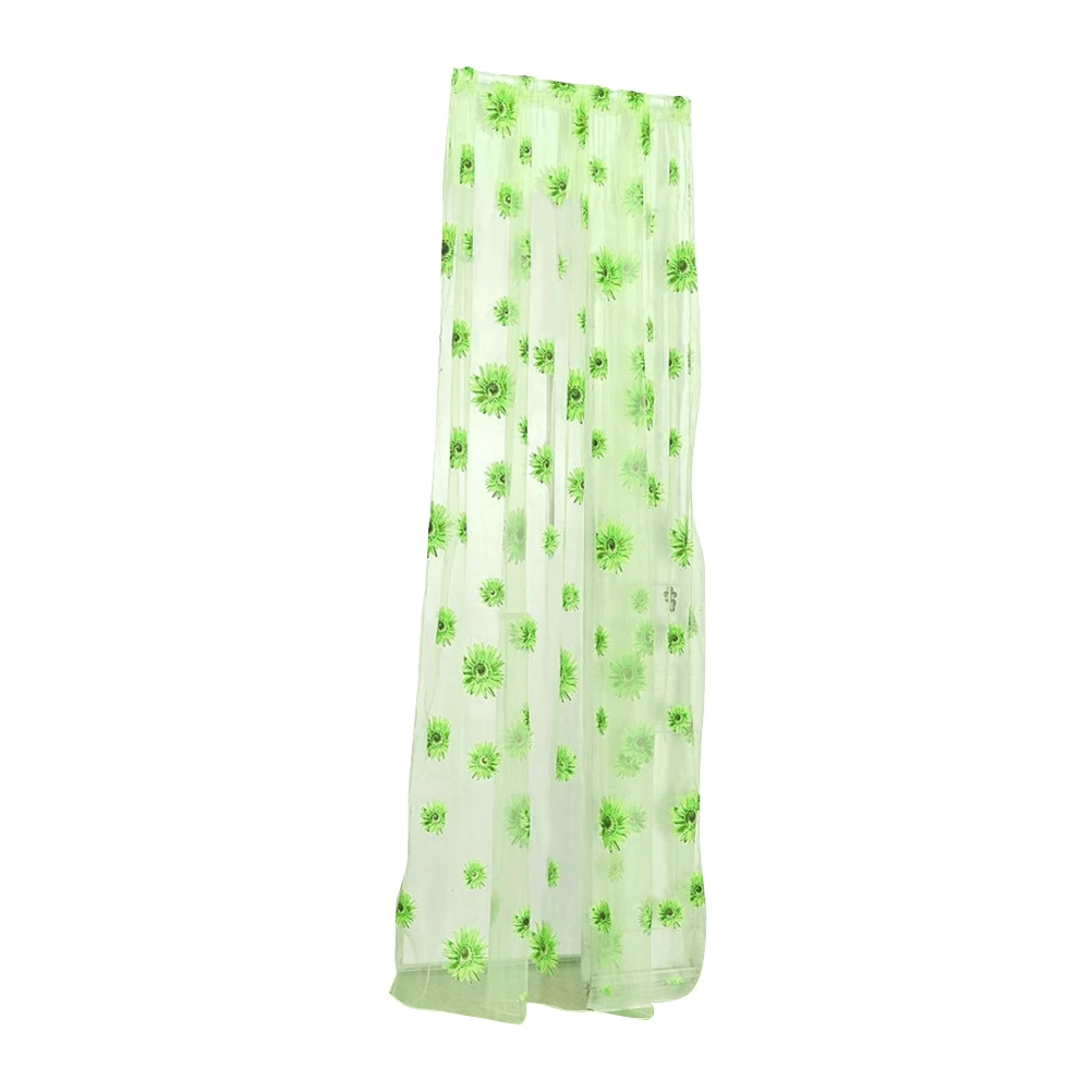 

Voile Curtains Translucent Tulle Window Beaded Screen Premium Material Home Furnishing Hall Kitchen Bedroom Living