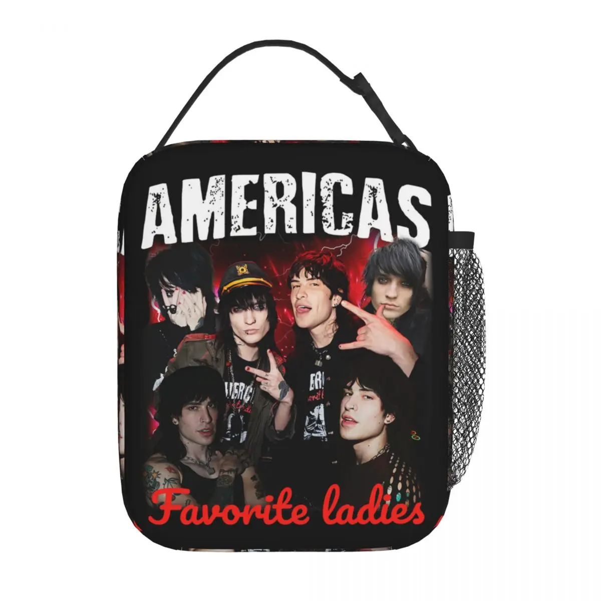 The Tinas Jake Webber Johnnie Guilbert Merch Sacs à lunch, sac alimentaire préféré de l'Amérique, glacière, boîte à lunch thermique pour femme